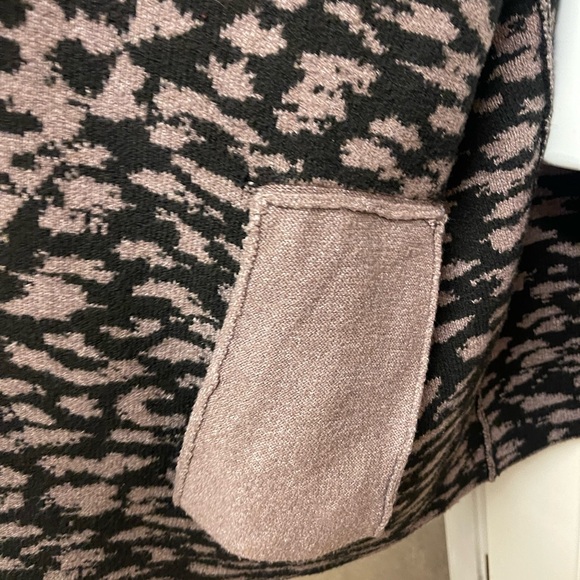 CALIA Women's Knit Cardigan Coatigan Oversized Chunky Size 2XL XXL Animal Print - Picture 5 of 7